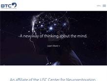 Tablet Screenshot of braintreatmentcenter.com